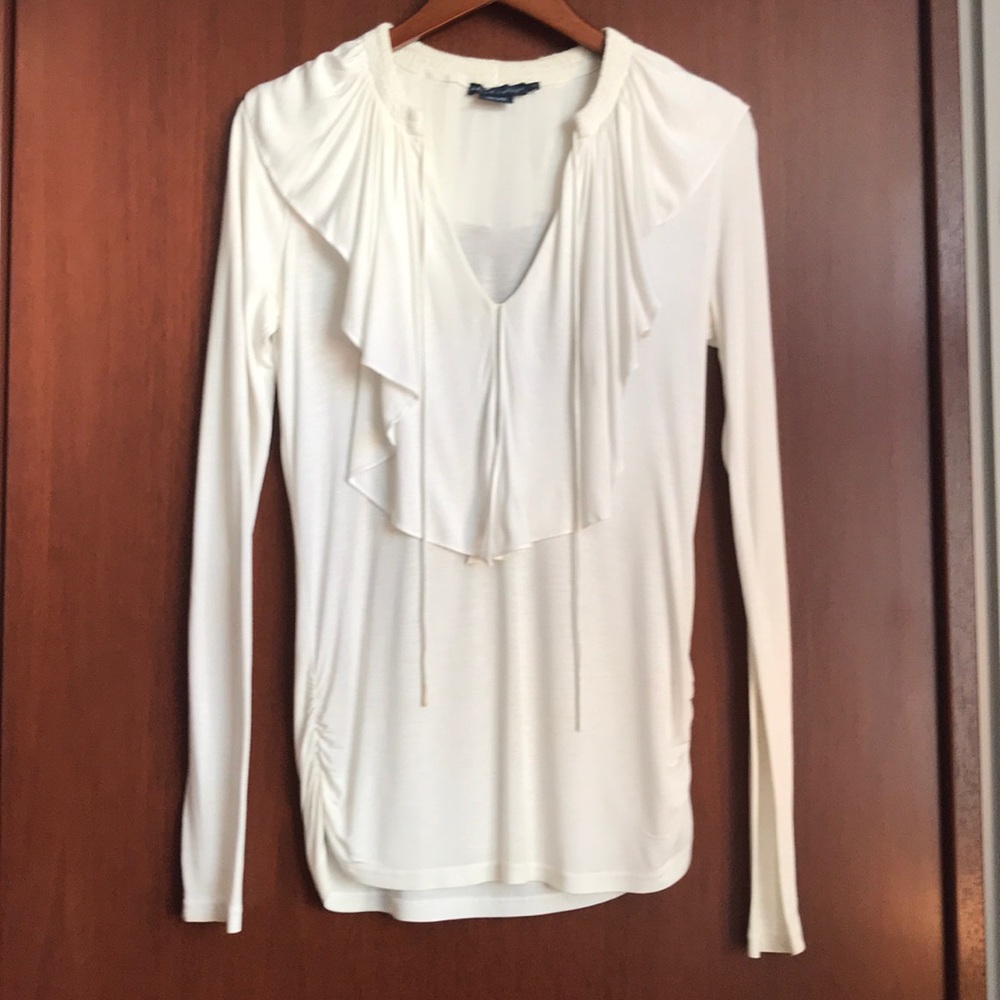 Ralph Lauren Long sleeve cream top
